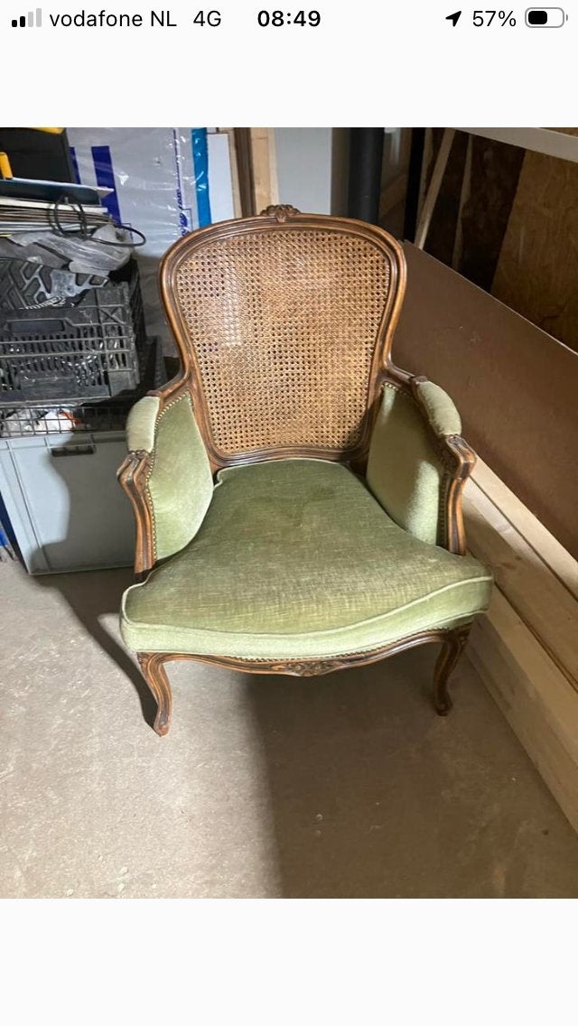 Gratis antieke stoel, Ophalen