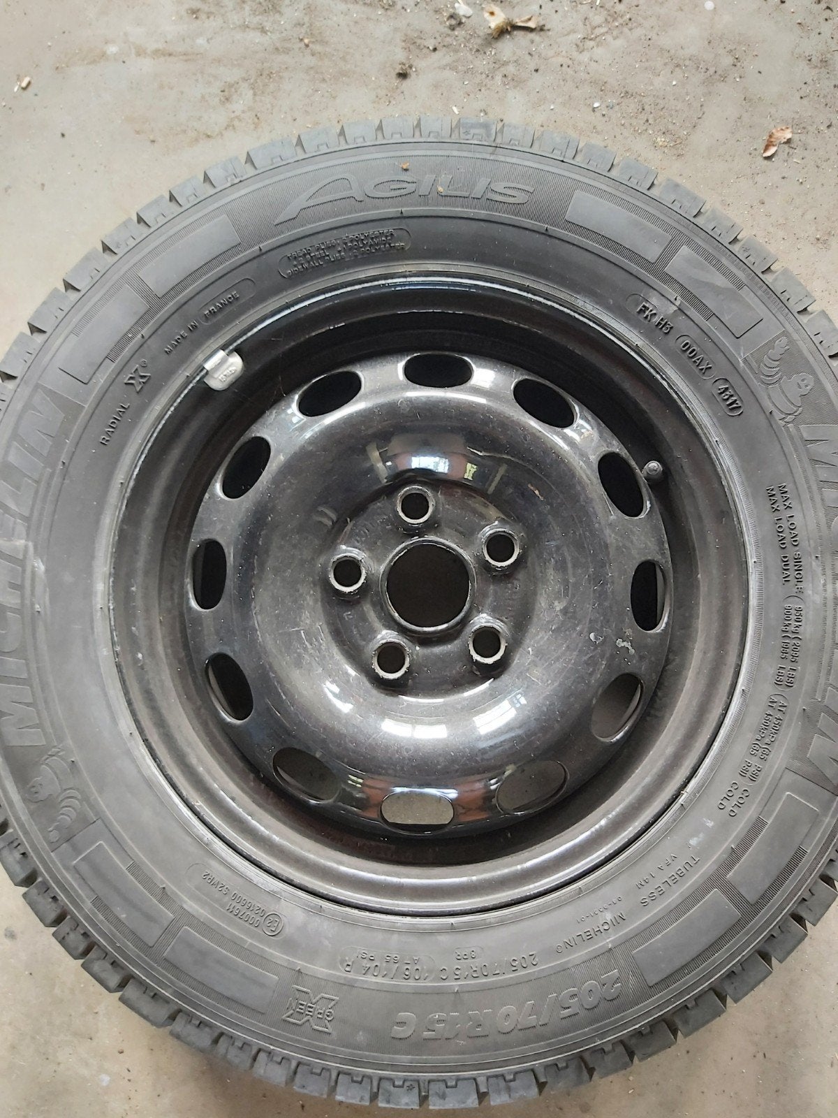 Stalen velg 5X112 ET 55, Auto-onderdelen, Banden en Velgen, Gebruikt, 15 inch, Banden en Velgen, 205 mm