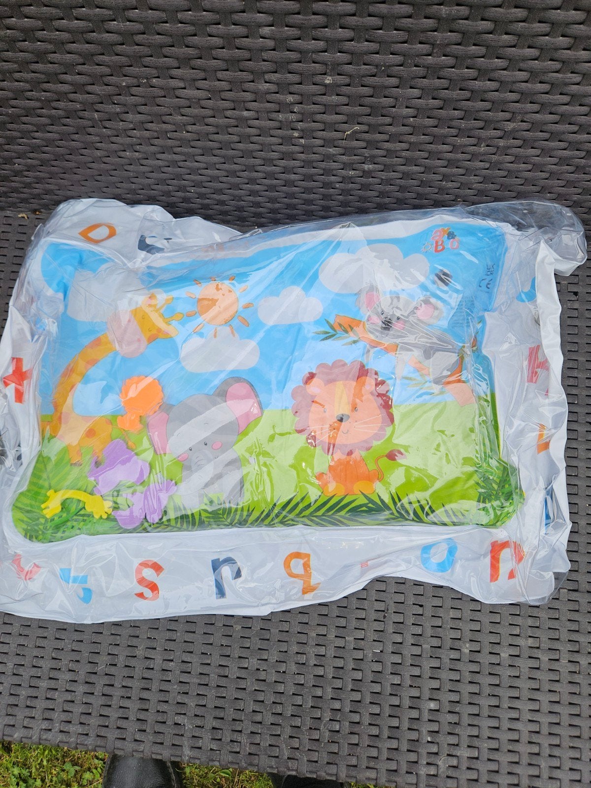 Opblaasbare Baby Speelmat Watermat voor Buiktijd, Ophalen