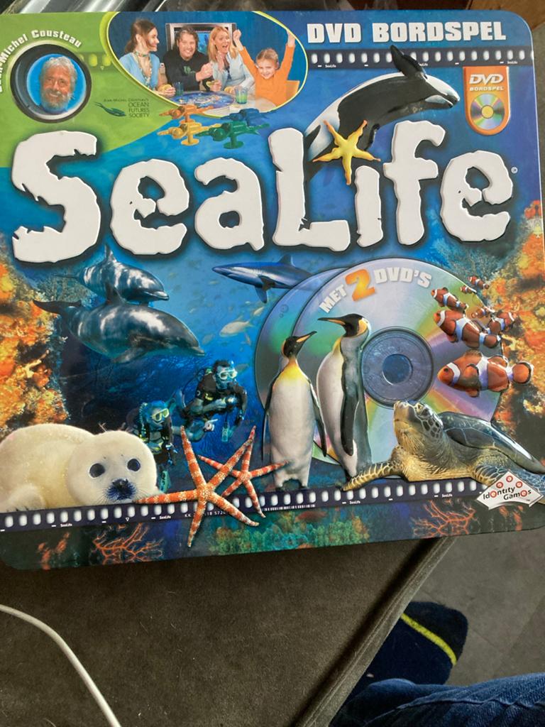 SeaLife DVD Bordspel - Educatief en Gezellig voor Kinderen, Hobby en Vrije tijd, Gezelschapsspellen | Bordspellen, Drie of vier spelers
