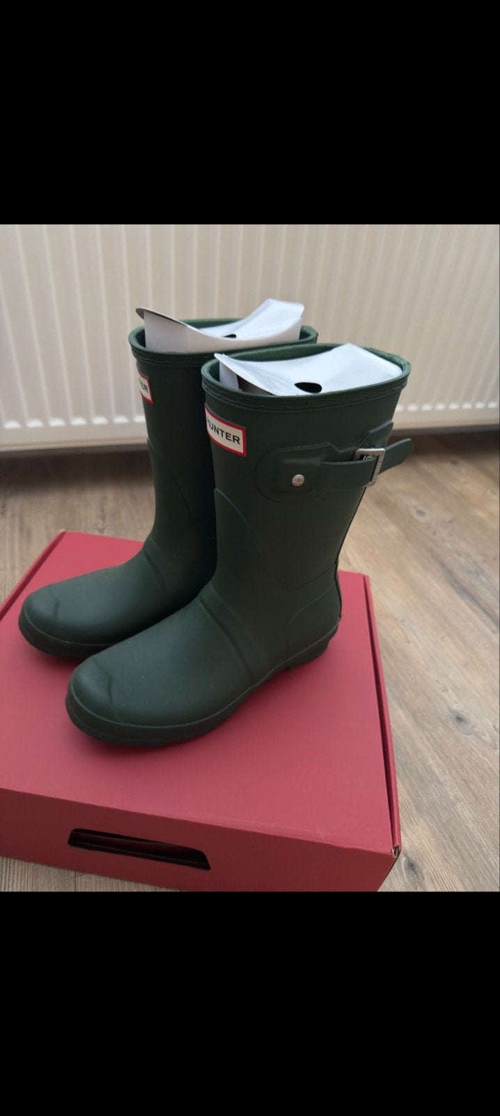 Waterproof Boots by Hunter, Kleding | Dames, Ophalen of Verzenden, Groen, Hunter, Zo goed als nieuw