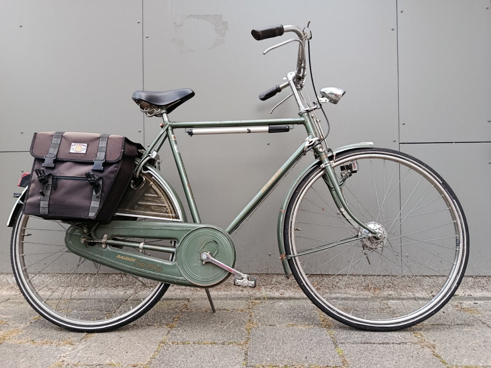Herenfiets Raleigh 3 versnellingen,slot, verlichting, Fietsen en Brommers, Fietsen | Oldtimers, 55 tot 59 cm, Ophalen
