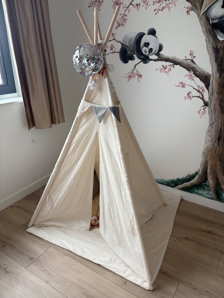 Spielwerk tipi speeltent incl. speelkleed & opbergtas, Ophalen of Verzenden, Zo goed als nieuw