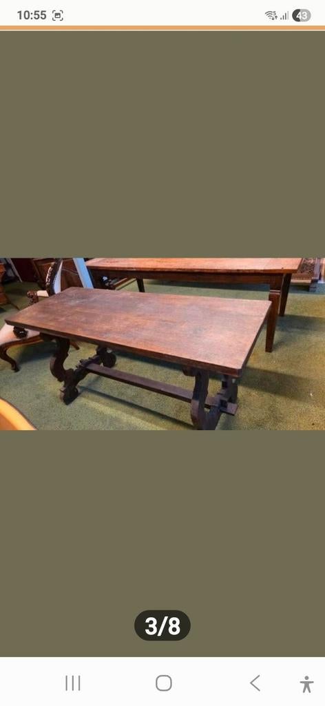 Antieke Spaanse tafel, Antiek en Kunst, Ophalen