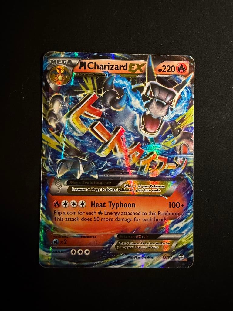 M Charizard ex 12/83, Ophalen of Verzenden, Zo goed als nieuw