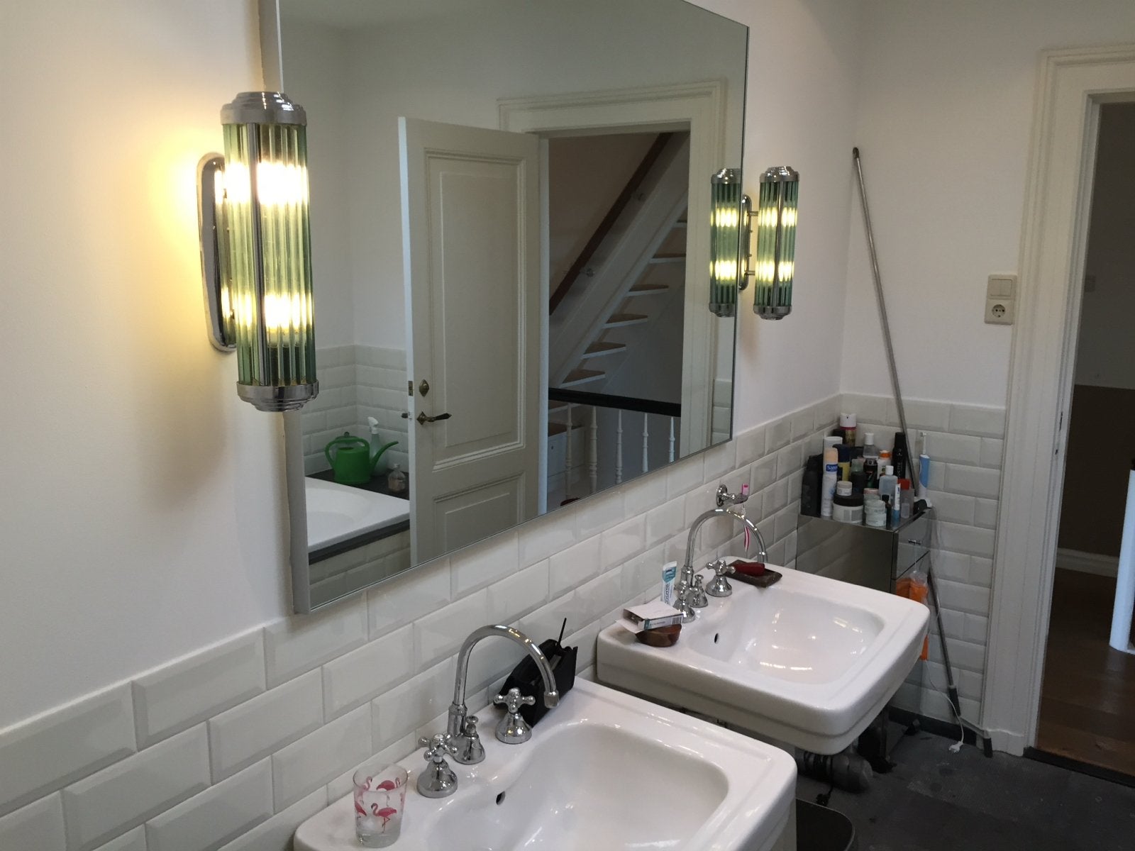 Art Deco Badkamer Lampen Palazzo XC01 - 37 cm, Ophalen