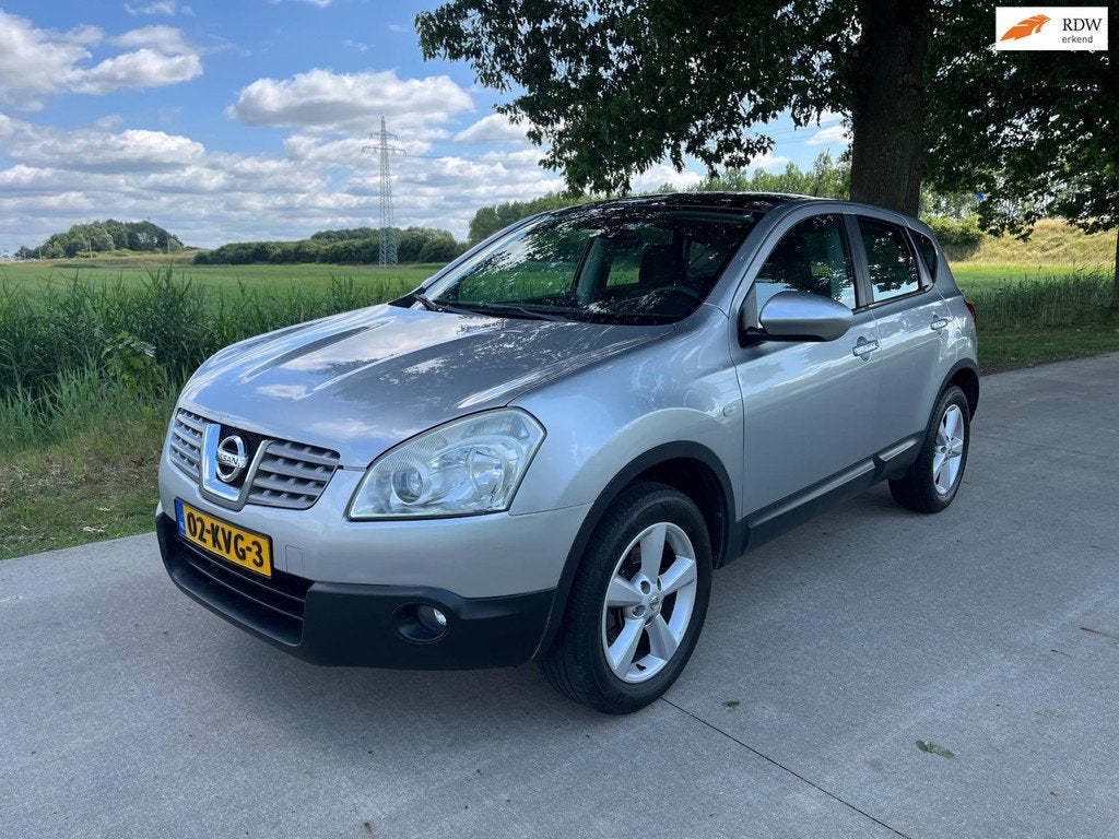 Nissan Qashqai 1.5 dCi Acenta Pano/Xenon/trekhaak, Auto's, Nissan, Voorwielaandrijving, Stof, Gebruikt, Zwart
