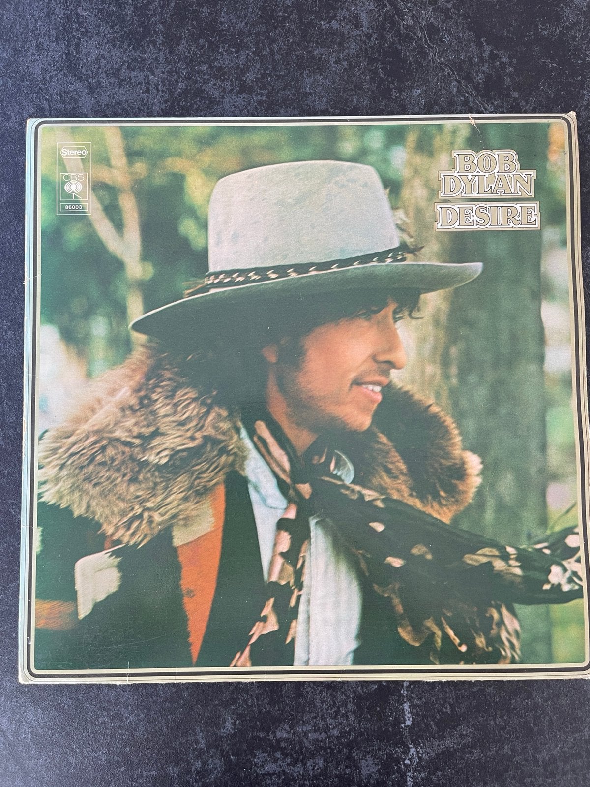 LP DESIRE van Bob Dylan, Cd's en Dvd's, Vinyl | Rock, Ophalen, LP, Gebruikt, Beschermende buitenhoes