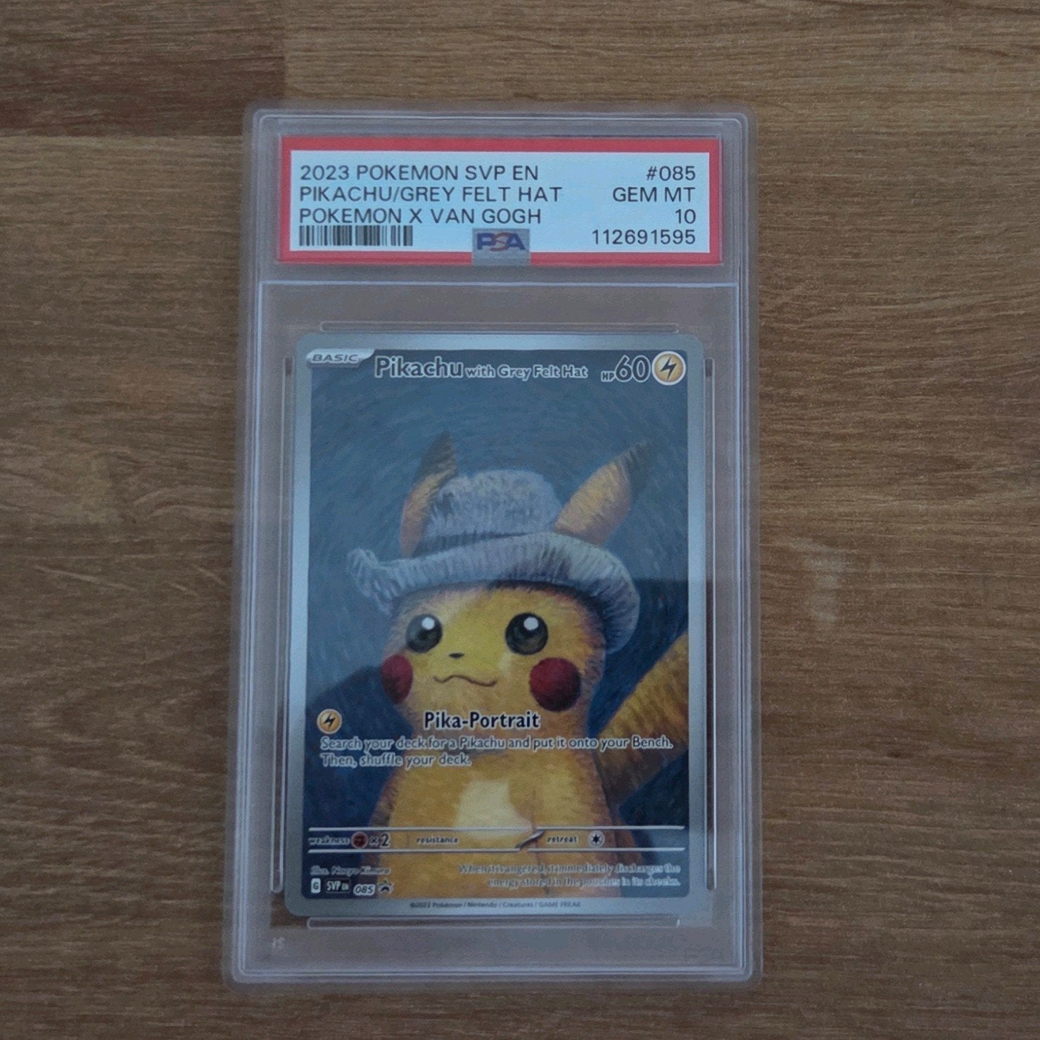 Pikachu with Grey Felt Hat PSA 10 GEM MINT Pokémon Kaart, Ophalen of Verzenden, Nieuw, Losse kaart
