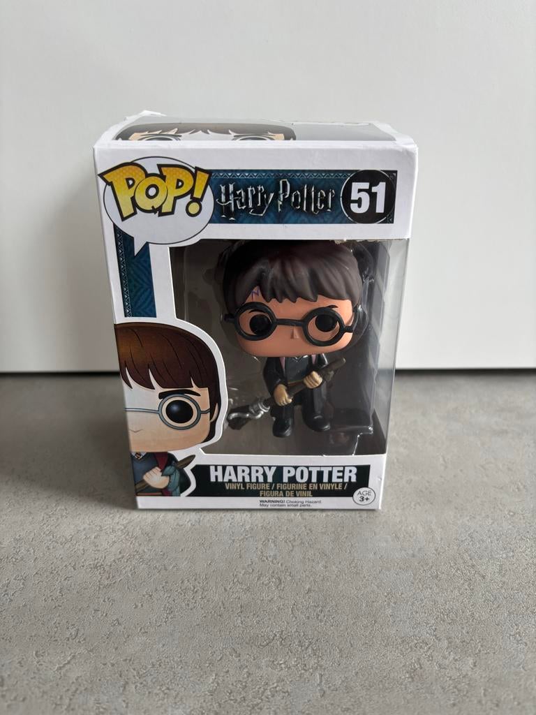 Funko Pop! Harry Potter #51 met bezem, Ophalen of Verzenden, Zo goed als nieuw