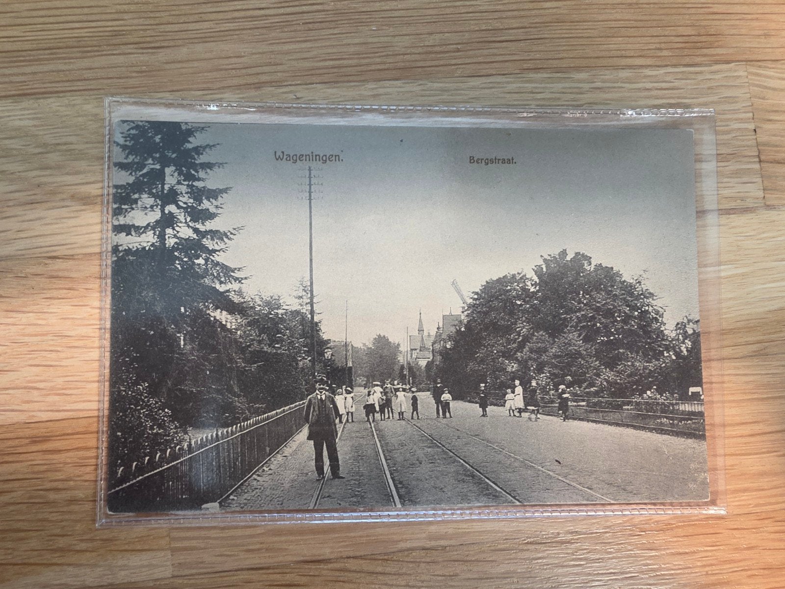 Oude briefkaart Wageningen Bergstraat, Verzenden, Voor 1920, Gelderland