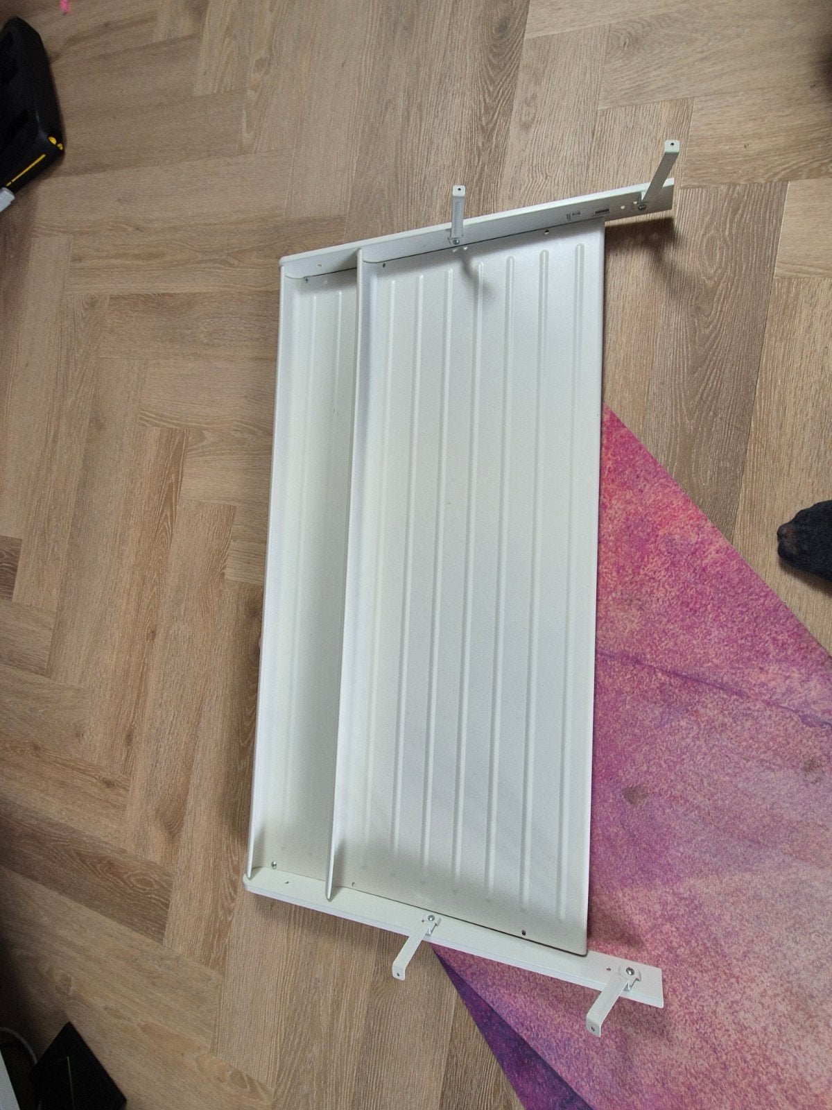 2x IKEA KOMPLEMENT Uittrekbaar schoenenrek, wit, 100x58 cm, Ophalen, Gebruikt