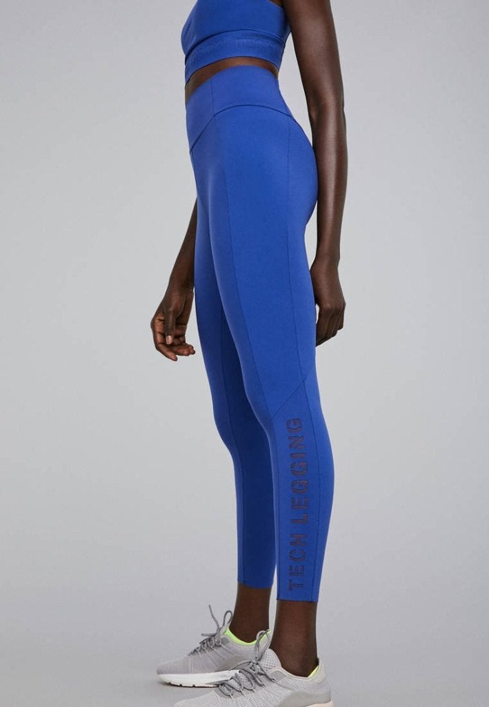 Oysho Tech Legging, Blauw, maat XL, Oysho, Maat 46/48 (XL) of groter, Verzenden, Blauw