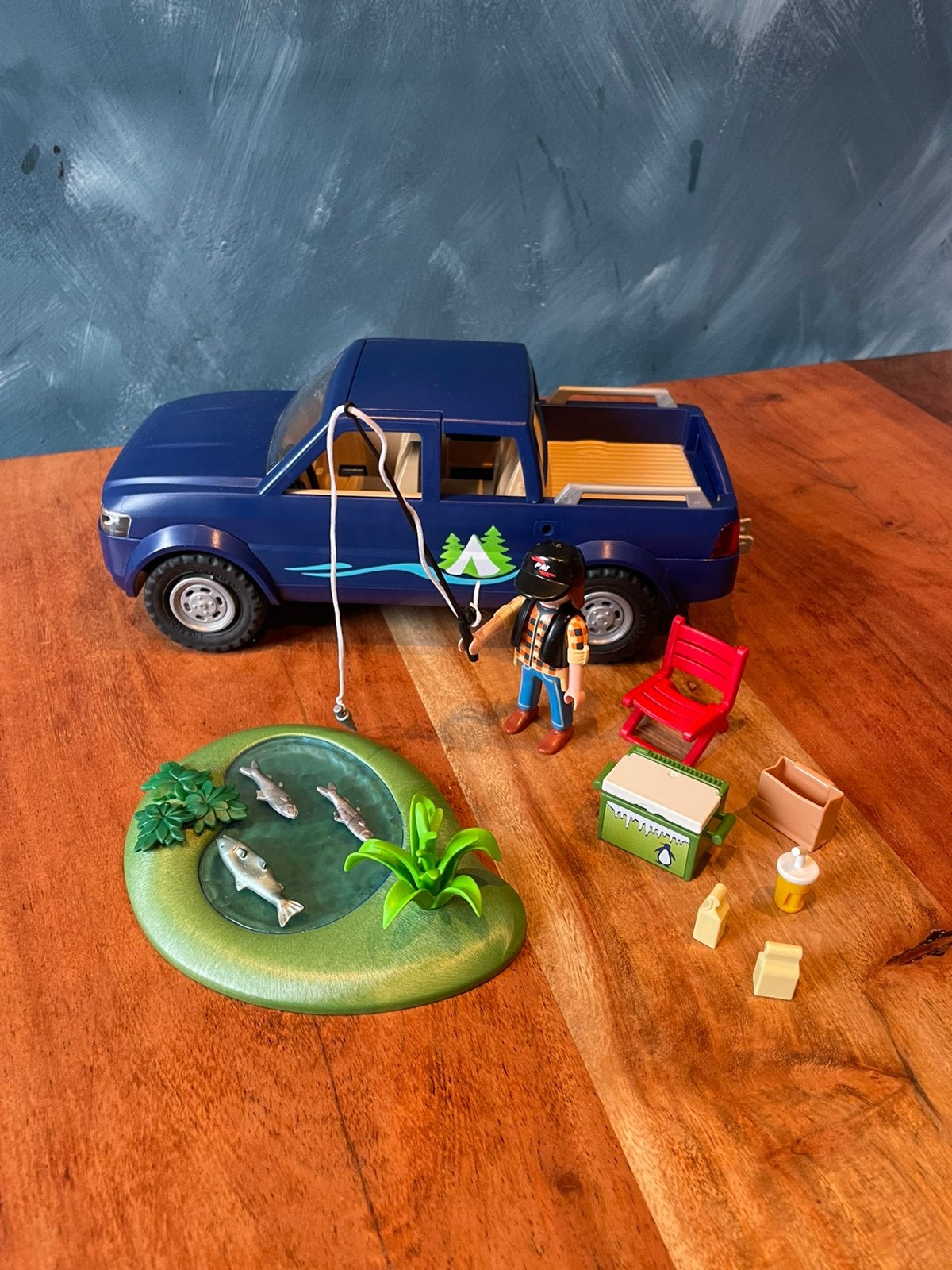 Playmobil Visser plus auto, Ophalen, Zo goed als nieuw, Complete set