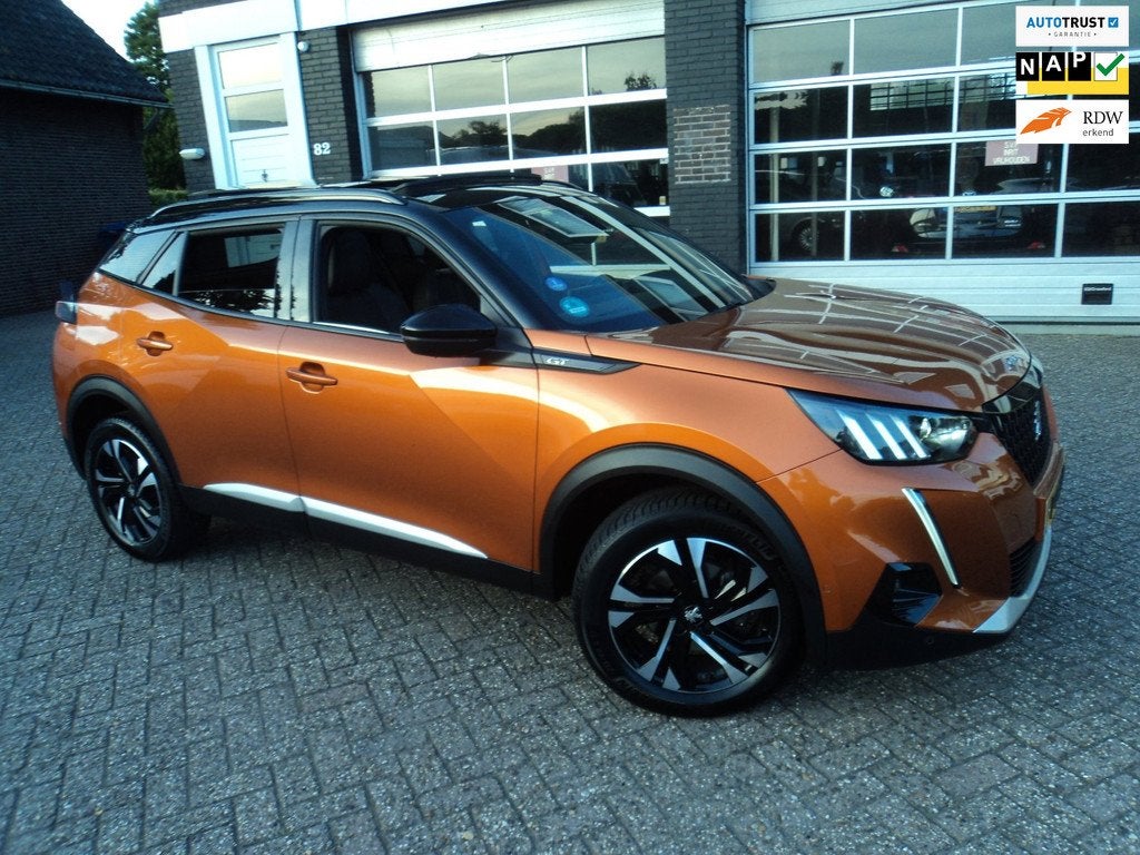 Peugeot 2008 1.2 PureTech 130 GT, Auto's, Gebruikt, Parkeersensor, Leder en Stof, Origineel Nederlands