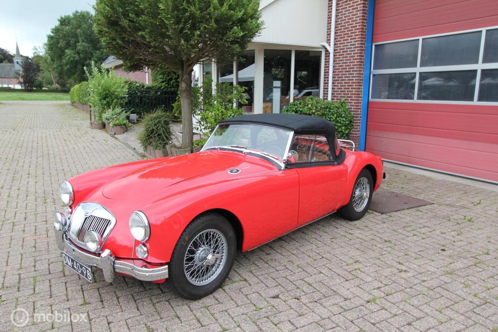 MG A 1600 MK1 Roadster in sublieme top staat, Auto's, MG, Gebruikt, Bedrijf, Geïmporteerd, Rood
