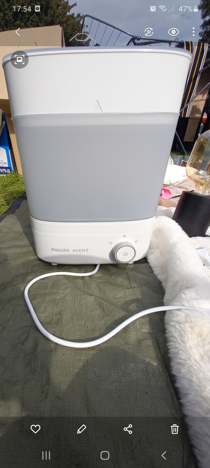 Philips Avent Flessen sterilisator, Ophalen of Verzenden, Gebruikt, Sterilisator, Philips Avent