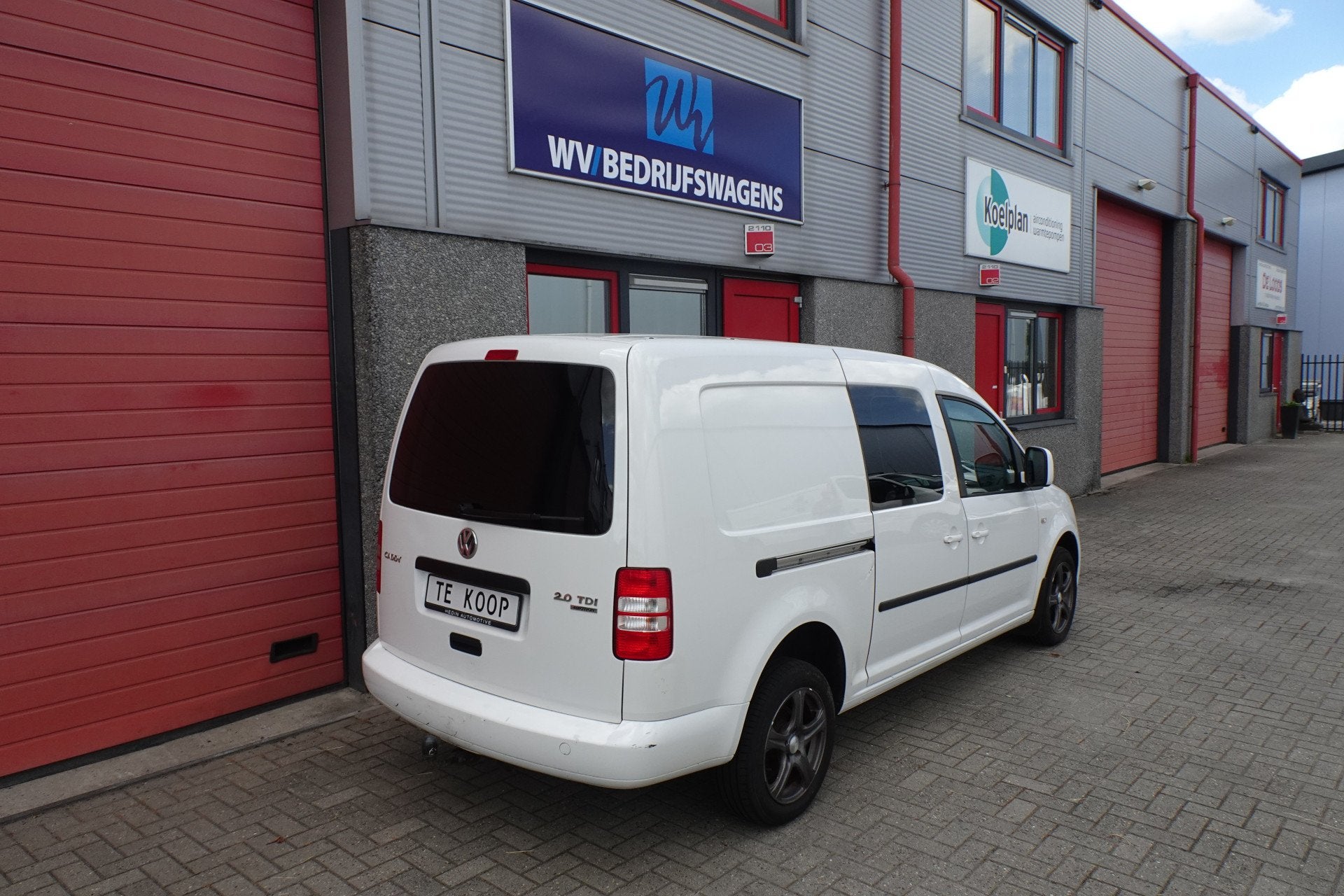 Volkswagen Caddy 2.0 TDI L2H1 4Motion Maxi Highline airco, Auto's, Euro 5, Gebruikt, Zwart, 4 cilinders