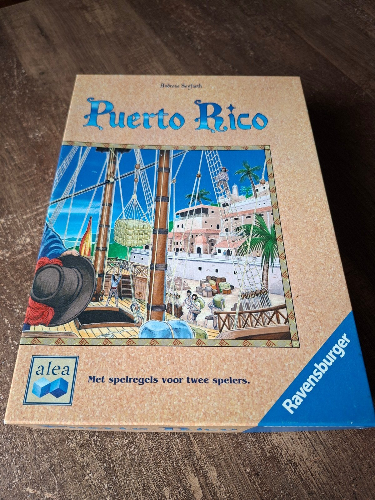 Puerto Rico Bordspel - Strategisch Kolonisten Spel, Een of twee spelers, Ophalen of Verzenden, Zo goed als nieuw, Alea / Ravensburger
