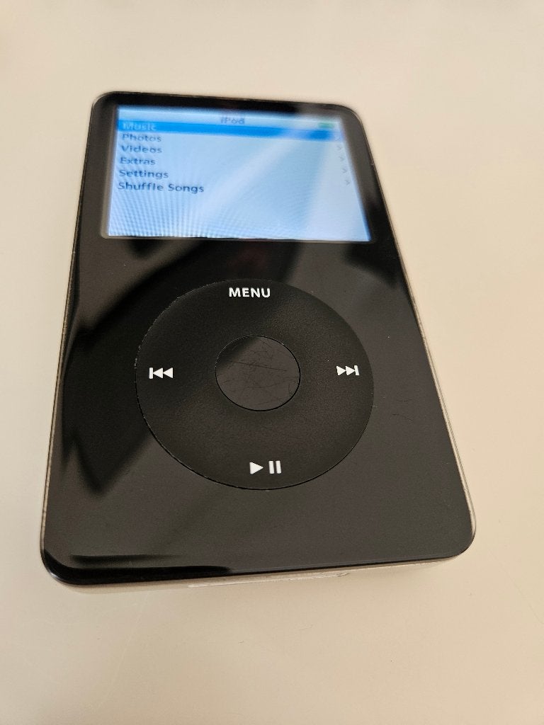 iPod Classic 5.5 gen. 80 GB, 40 GB en meer, Gebruikt, Classic, Zwart