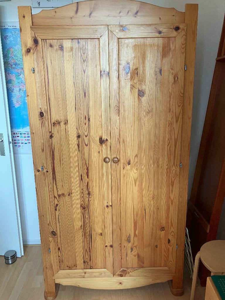 Grenen linnenkast met drie legplanken, Huis en Inrichting, Kasten | Kledingkasten, Ophalen, 50 tot 100 cm, 50 tot 75 cm, Gebruikt