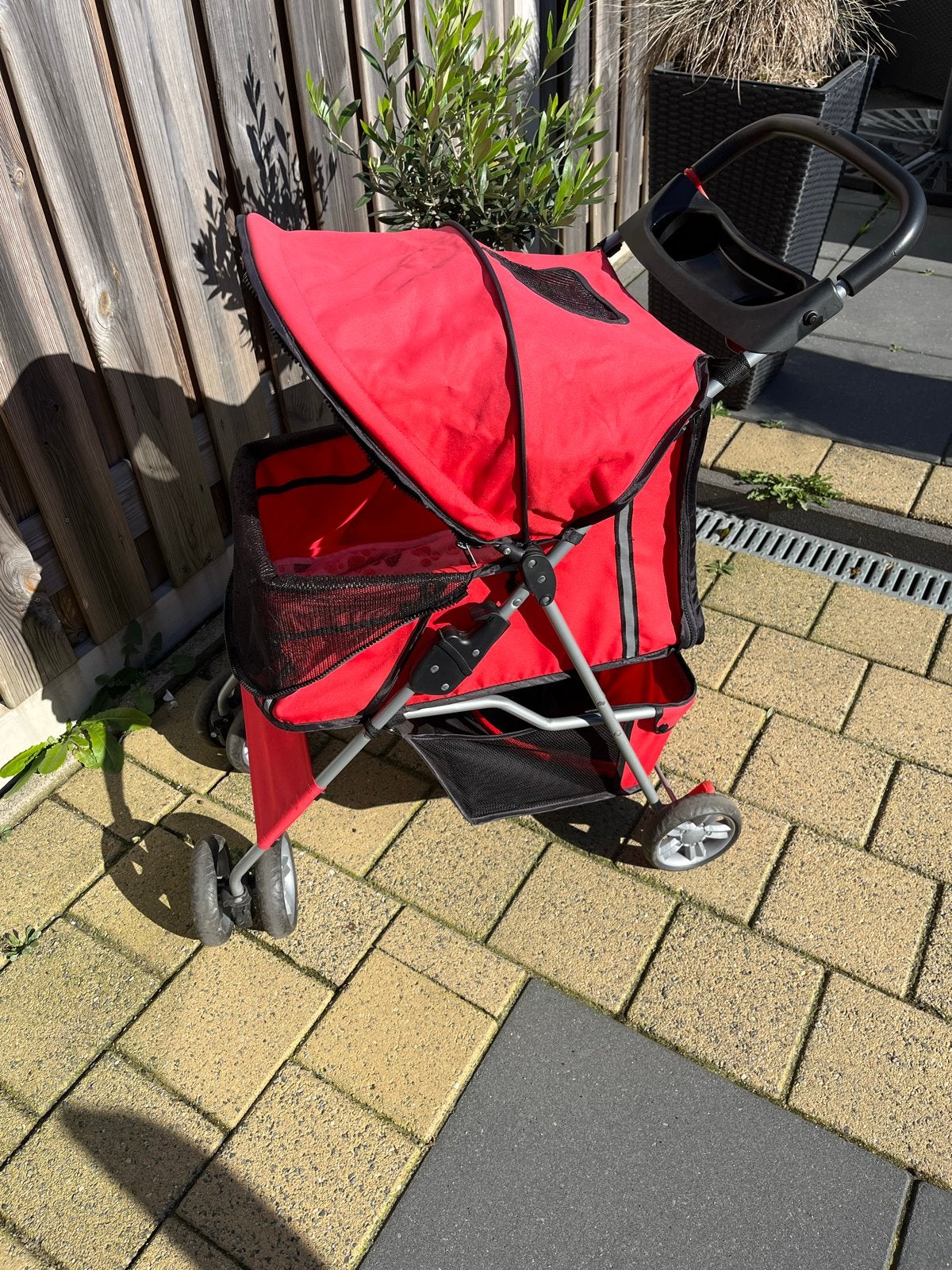 Nette honden buggy, Ophalen, Gebruikt