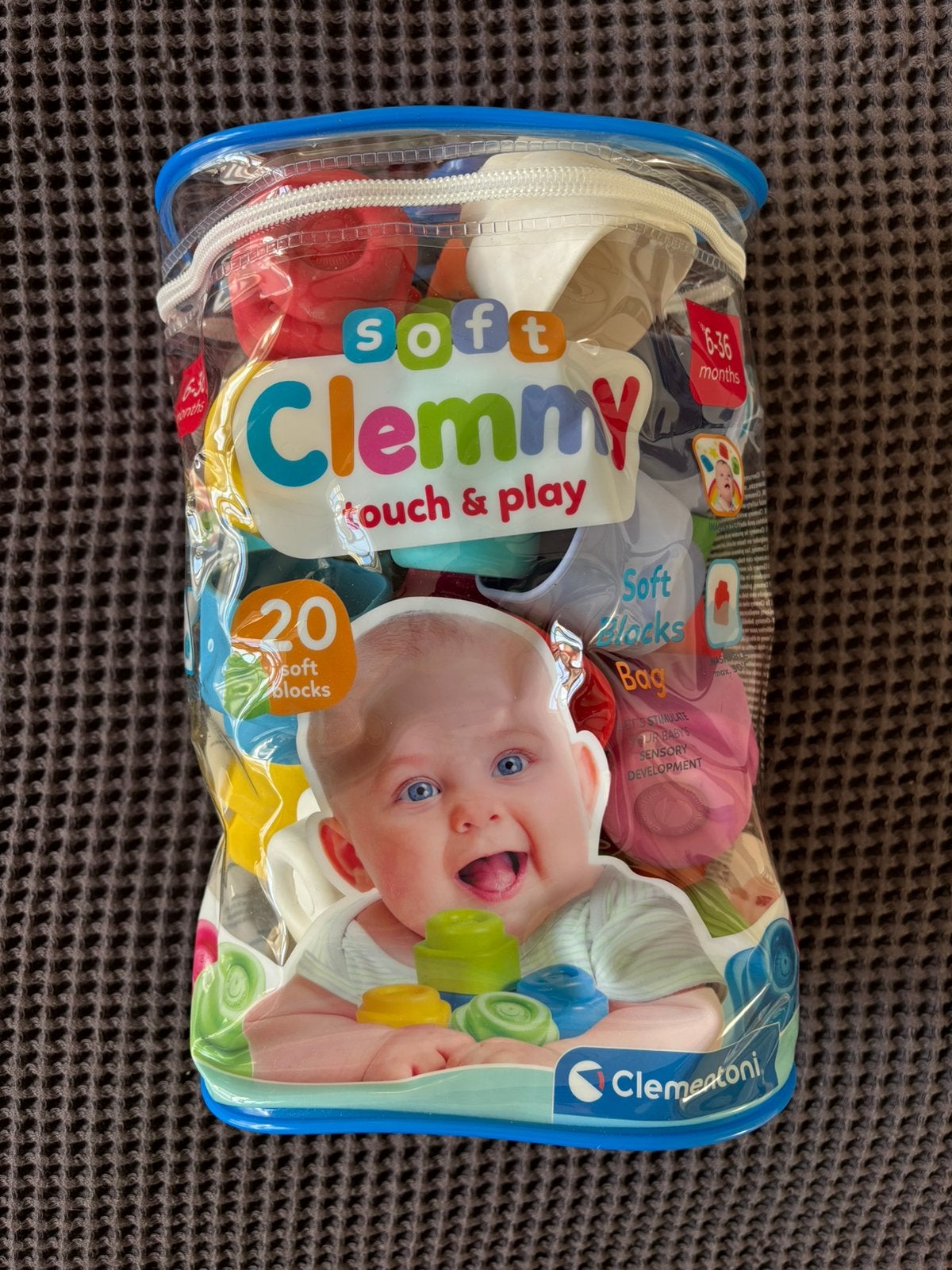 Clementoni 26x Soft Clemmy Stapelblokken, Ophalen of Verzenden, Zo goed als nieuw, Overige typen