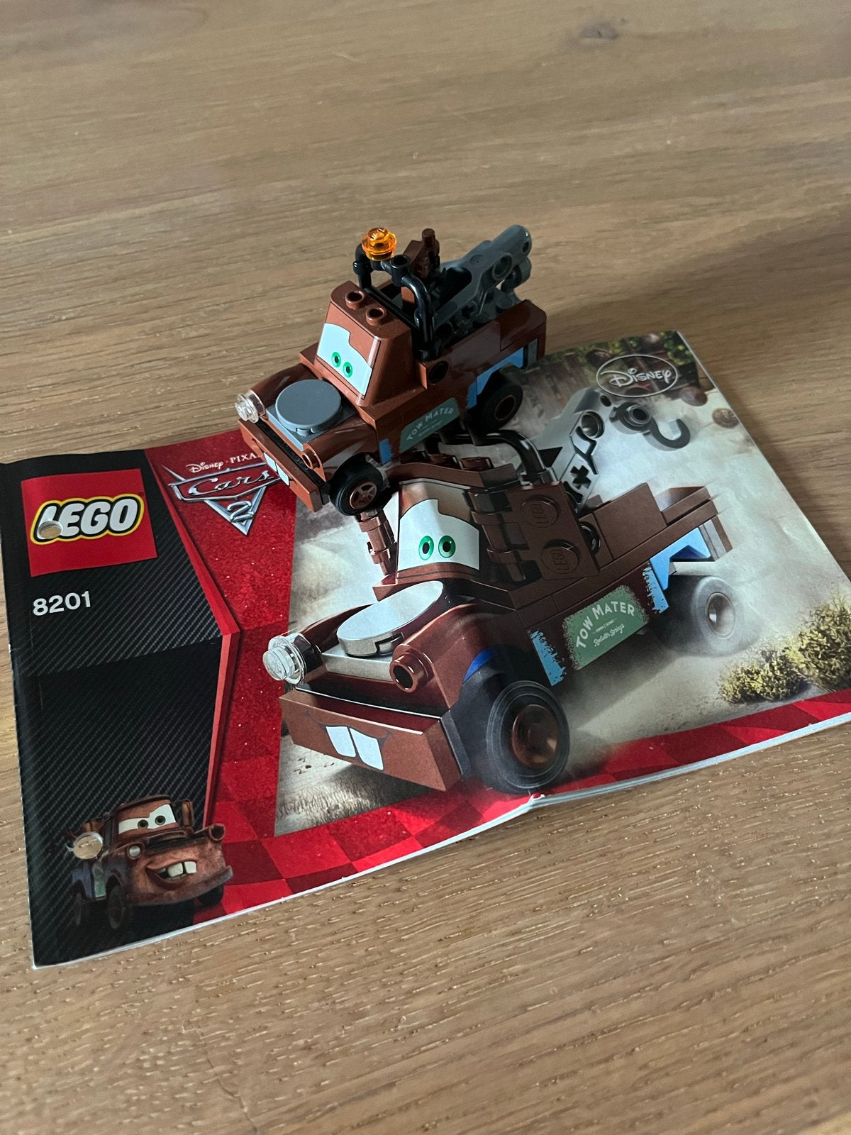 Lego Cars 2 Takelwagen Mater (8201), Gebruikt, Overige thema's, Lego, Ophalen of Verzenden
