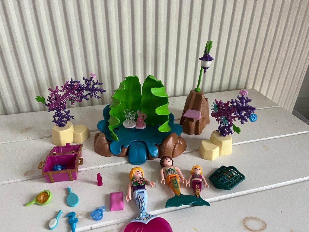 Playmobil koraalbar met zeemeerminnen 70368, Complete set, Overige typen, Ophalen of Verzenden, Zo goed als nieuw