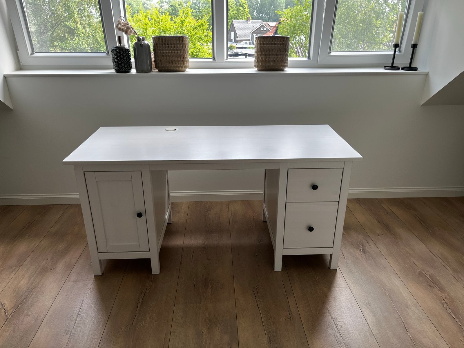 Ikea bureau Hemnes, Ophalen, Zo goed als nieuw, Overige merken, Computerbureau