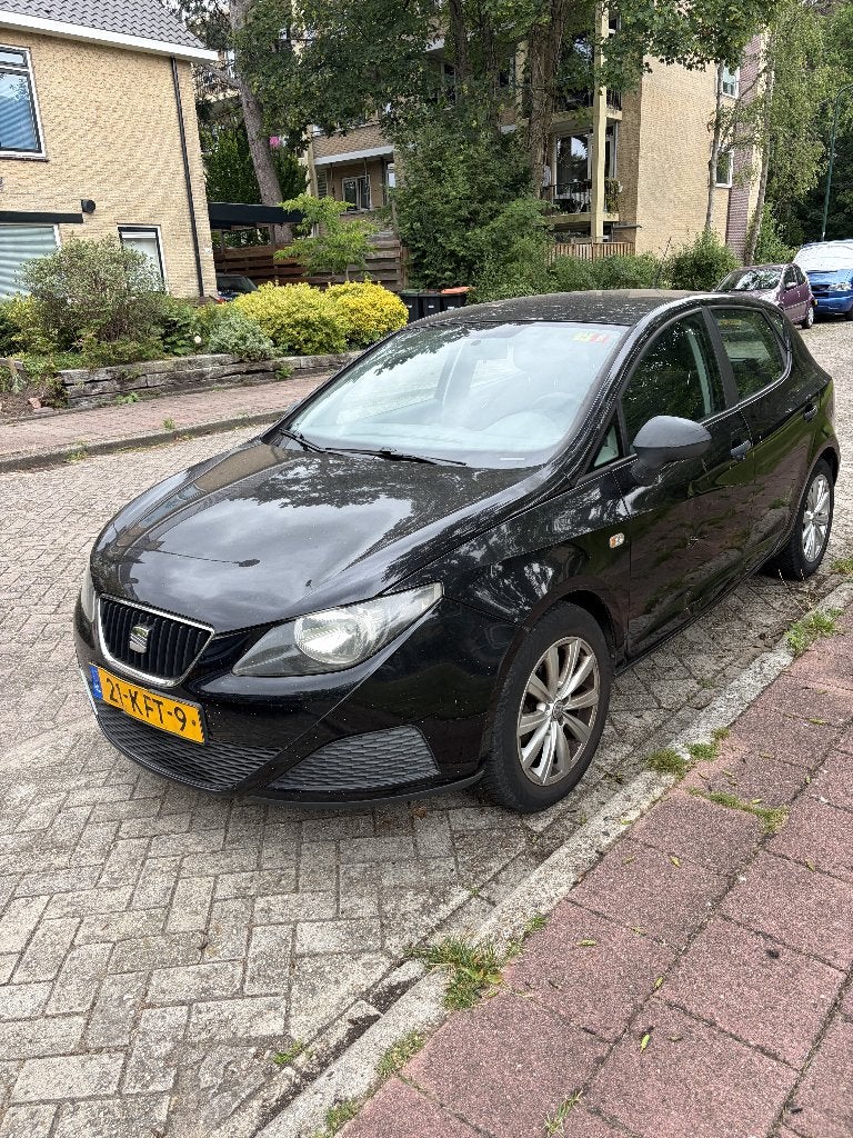 Seat Ibiza 1.2 44KW 5DRS 2009 Zwart, Auto's, Seat, Particulier, Ibiza, Benzine, B, Hatchback, Handgeschakeld, Origineel Nederlands