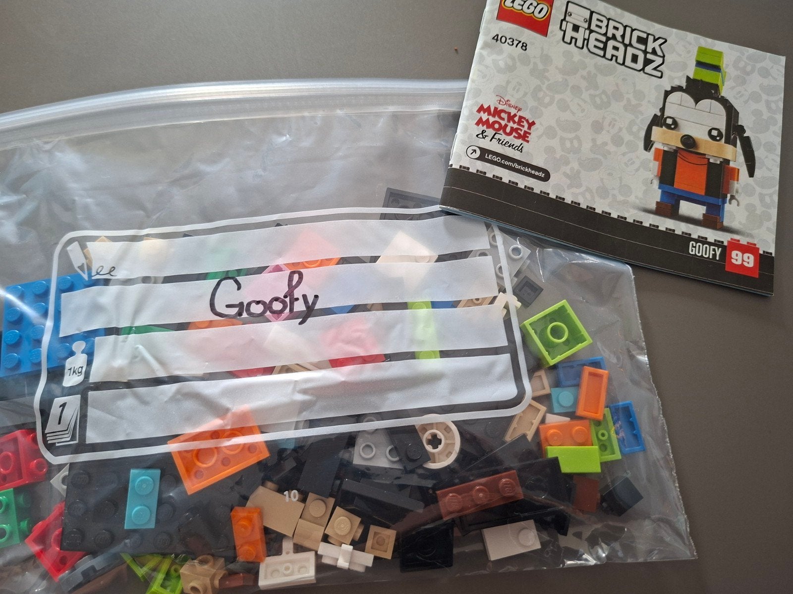 Lego Goofy, Overige generaties, Ophalen of Verzenden, Zo goed als nieuw
