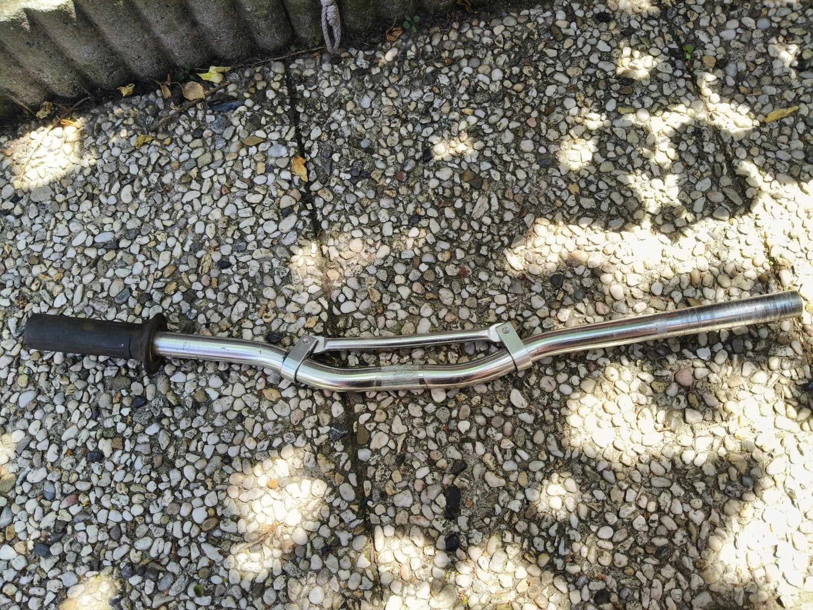 Chroom Crossstuur brommer / Tomos stuur met tussenstang, Ophalen of Verzenden, Zo goed als nieuw, Frame, Tomos