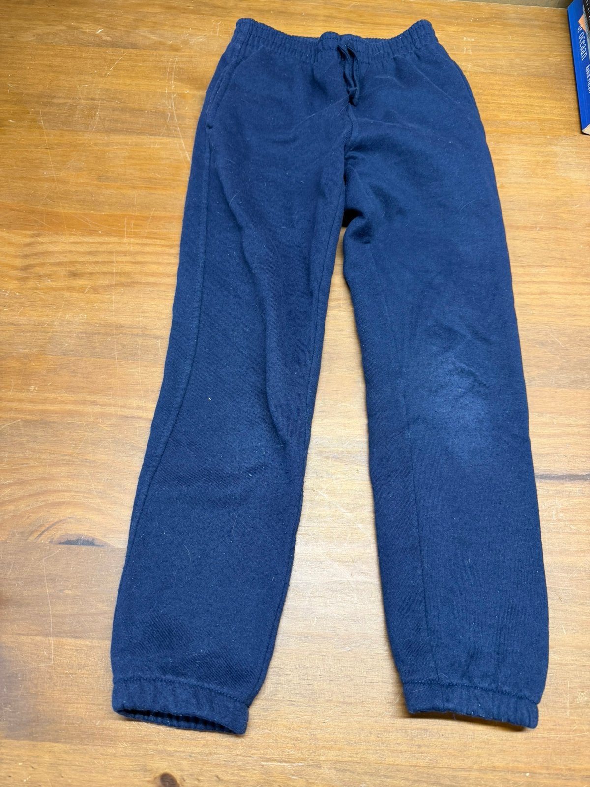 Joggingbroek donkerblauw maat 122 - 128, Ophalen of Verzenden, Zo goed als nieuw, Meisje, Broek