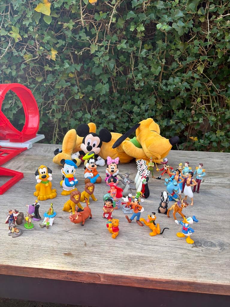 Grote Disney Figuren Set - Bullyland & bekende karakters, Ophalen of Verzenden, Overige figuren, Gebruikt, Beeldje of Figuurtje