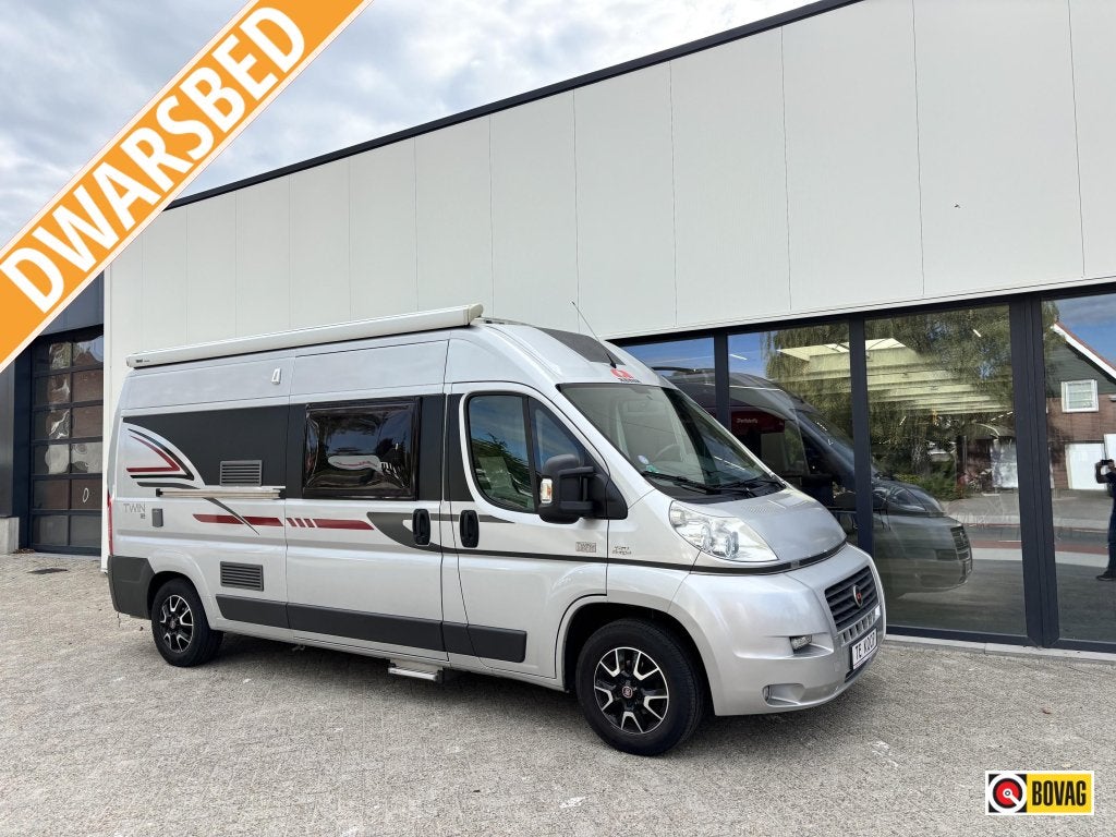 Adria Twin 600 SP Dwarsbed, Ringverwarming, Fiat, Tot en met 2, Bedrijf