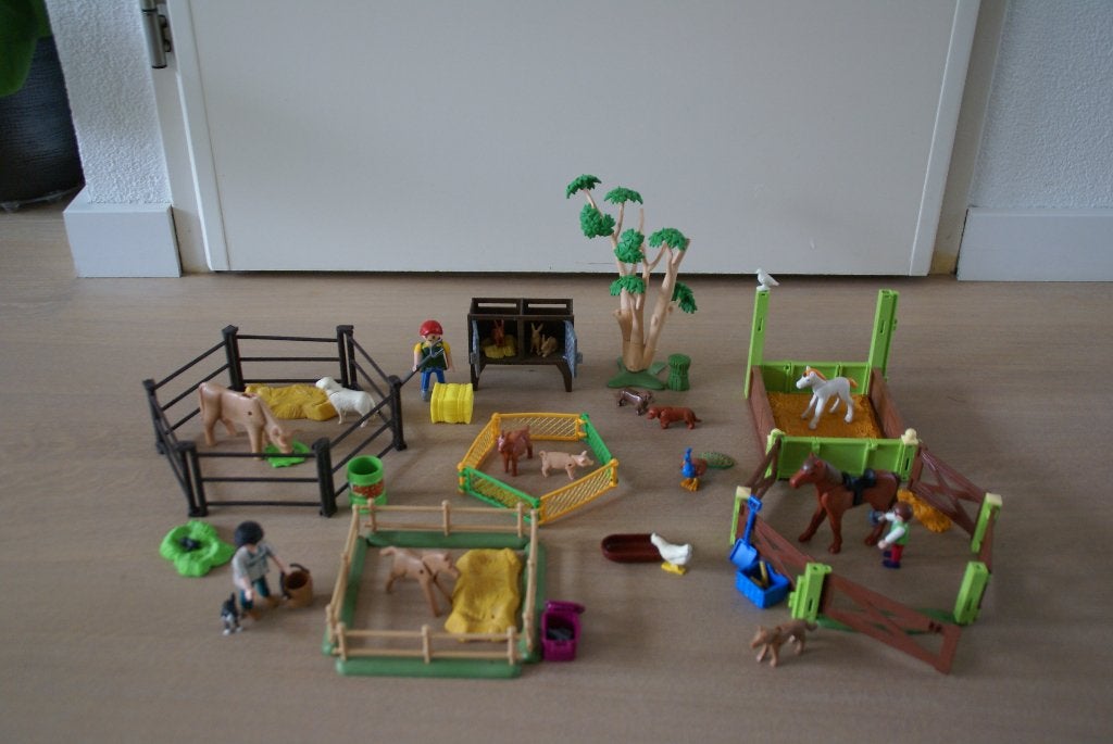 Playmobil kinderboerderij, superleuke set!!!, Ophalen of Verzenden, Gebruikt, Losse onderdelen