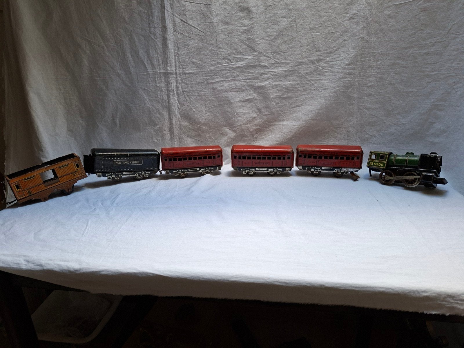 trein en wagons., Hobby en Vrije tijd, Modeltreinen | N-Spoor, Ophalen of Verzenden, Gebruikt, Gelijkstroom, Treinset