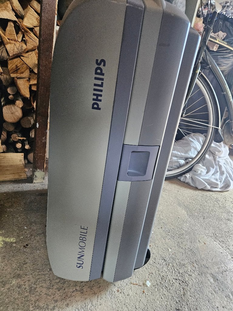 Philips Sunmobile HB 951 Zonnebank, Witgoed en Apparatuur, Zonnebanken en Gezichtsbruiners, Ophalen, Gebruikt, Zonnebank dubbelzijdig