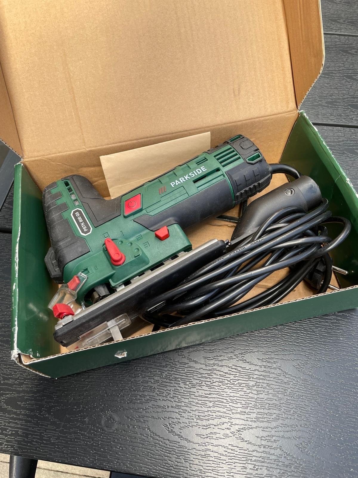 Parkside Decoupeerzaag PSTK 800 G5 - Zo goed als nieuw, 600 tot 1200 watt, Ophalen of Verzenden, Zo goed als nieuw, Decoupeerzaag