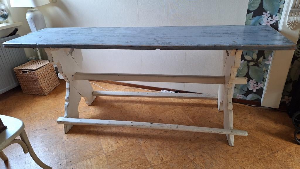 Gebruikte boerentafel, Antiek en Kunst, Antiek | Meubels | Tafels, Ophalen of Verzenden