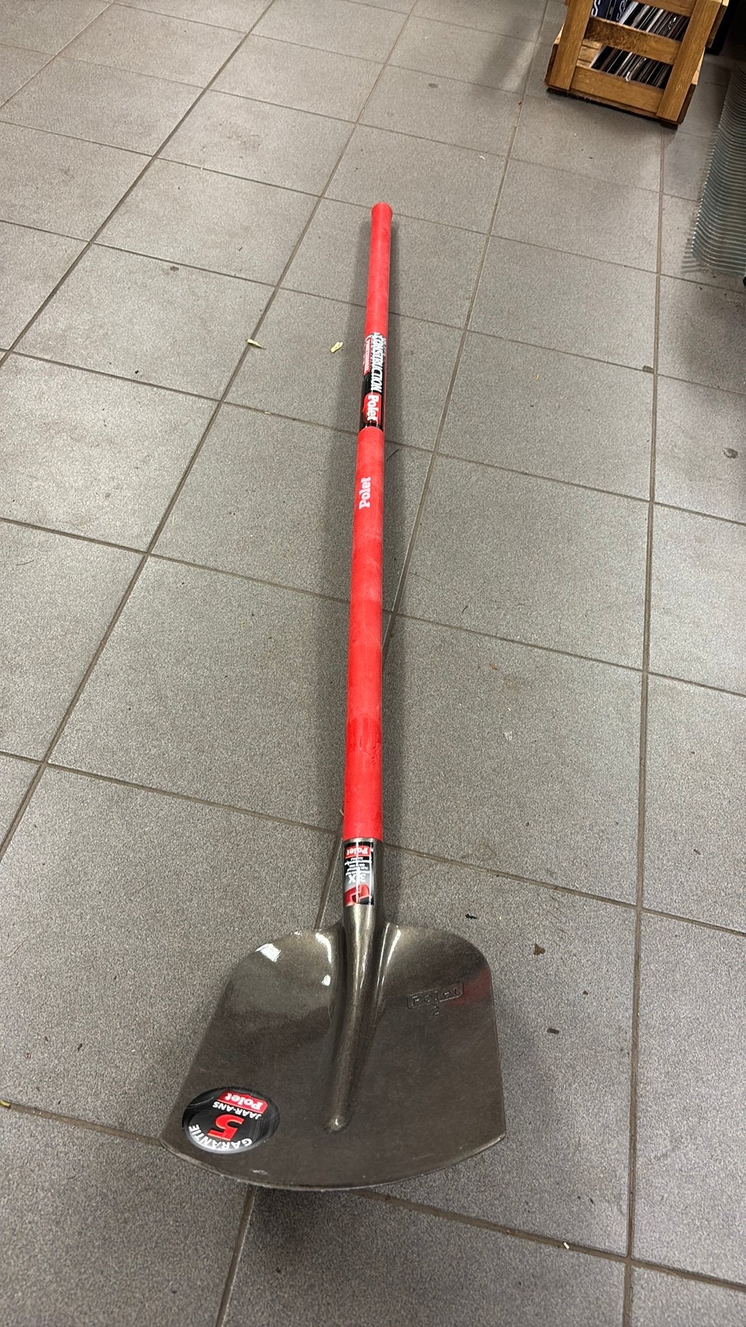 Polet zandschop nr. 2 met fibersteel, Ophalen, Nieuw
