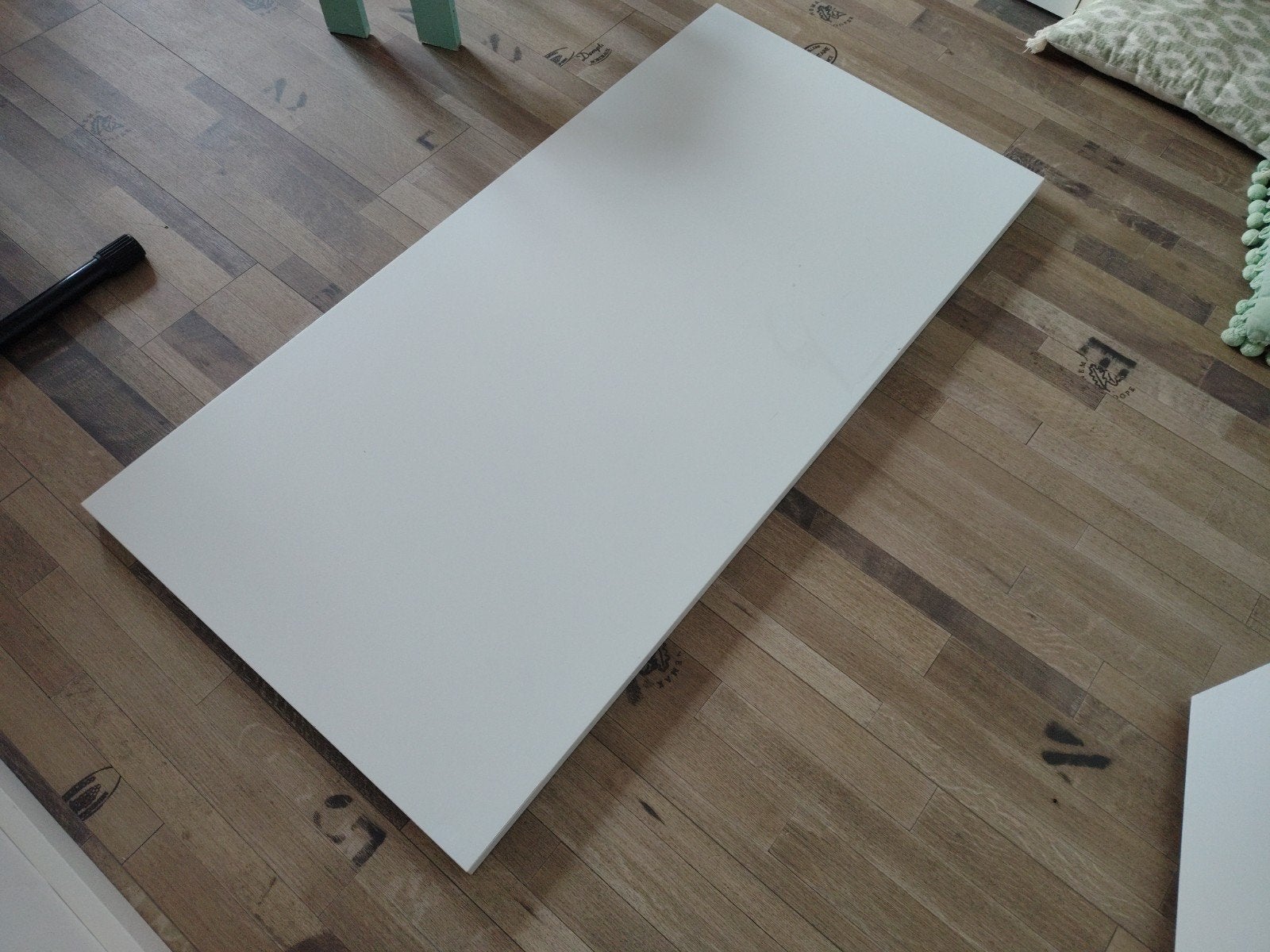 IKEA Bureaublad 60x121x3.5 met bevestiging voor Kallax, Ophalen, Gebruikt