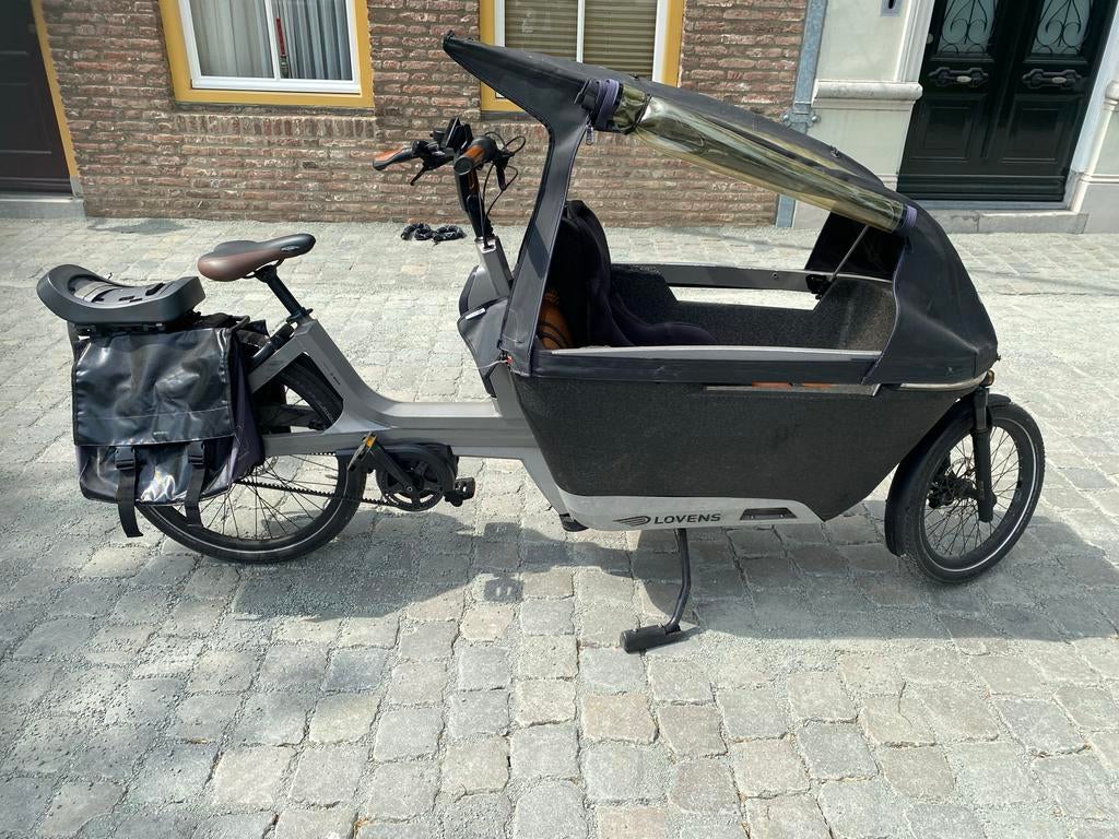 Lovens Bakfiets met Bosch Powerpack 500 en nieuwe motor, Fietsen en Brommers, Fietsen | Bakfietsen, 4 kinderen of meer, Gebruikt
