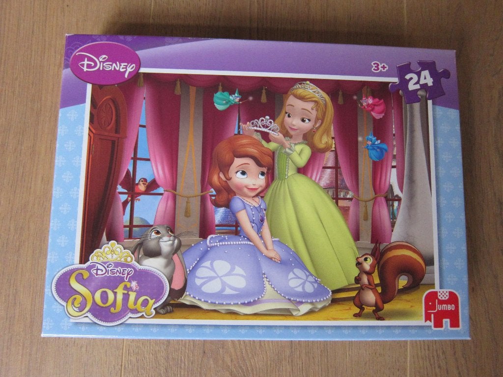 Prinses Sofia-puzzel 24 stukjes, Ophalen, 10 tot 50 stukjes, Gebruikt, 2 tot 4 jaar