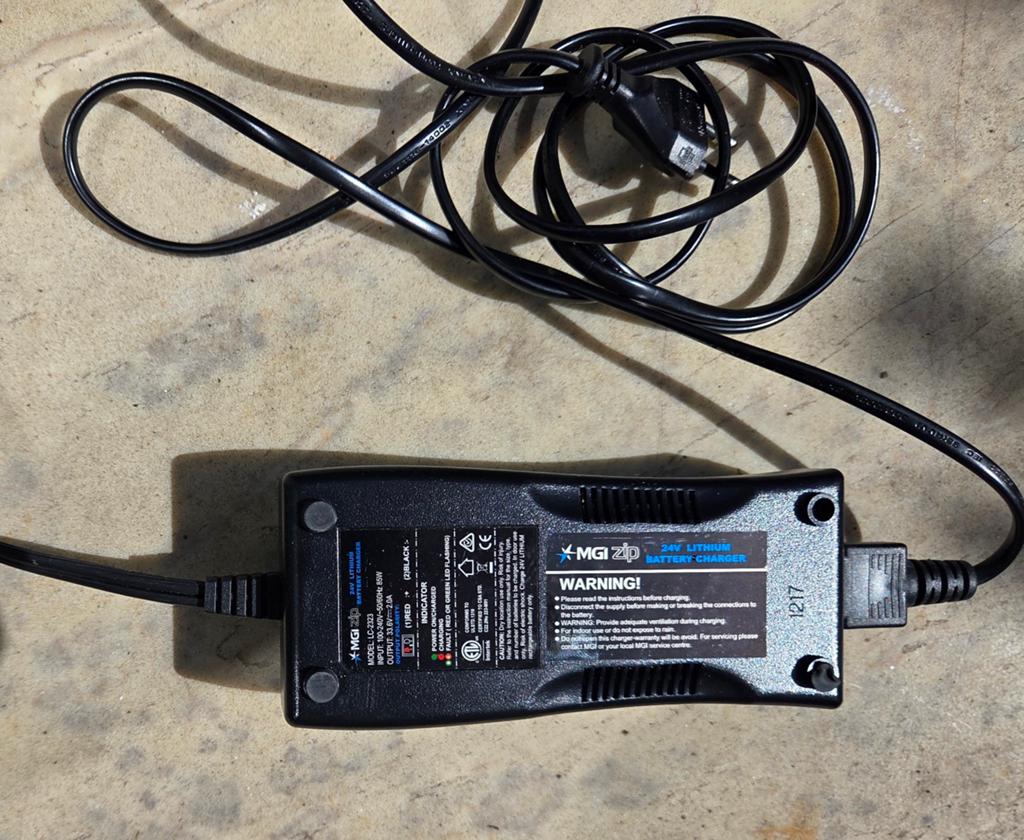 MGI ZIP X1 oplader, Ophalen
