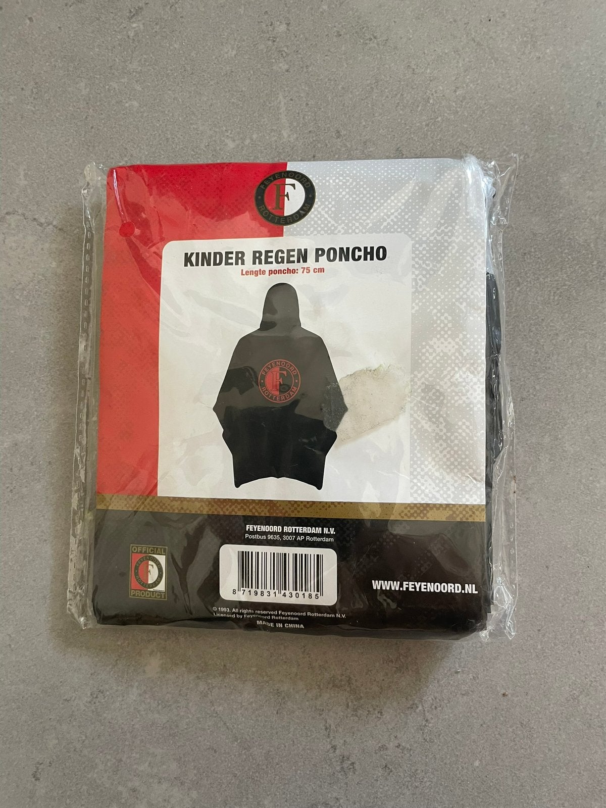 Feyenoord kinder poncho nieuw !, Jongen of Meisje, One size, Nieuw, Ophalen of Verzenden
