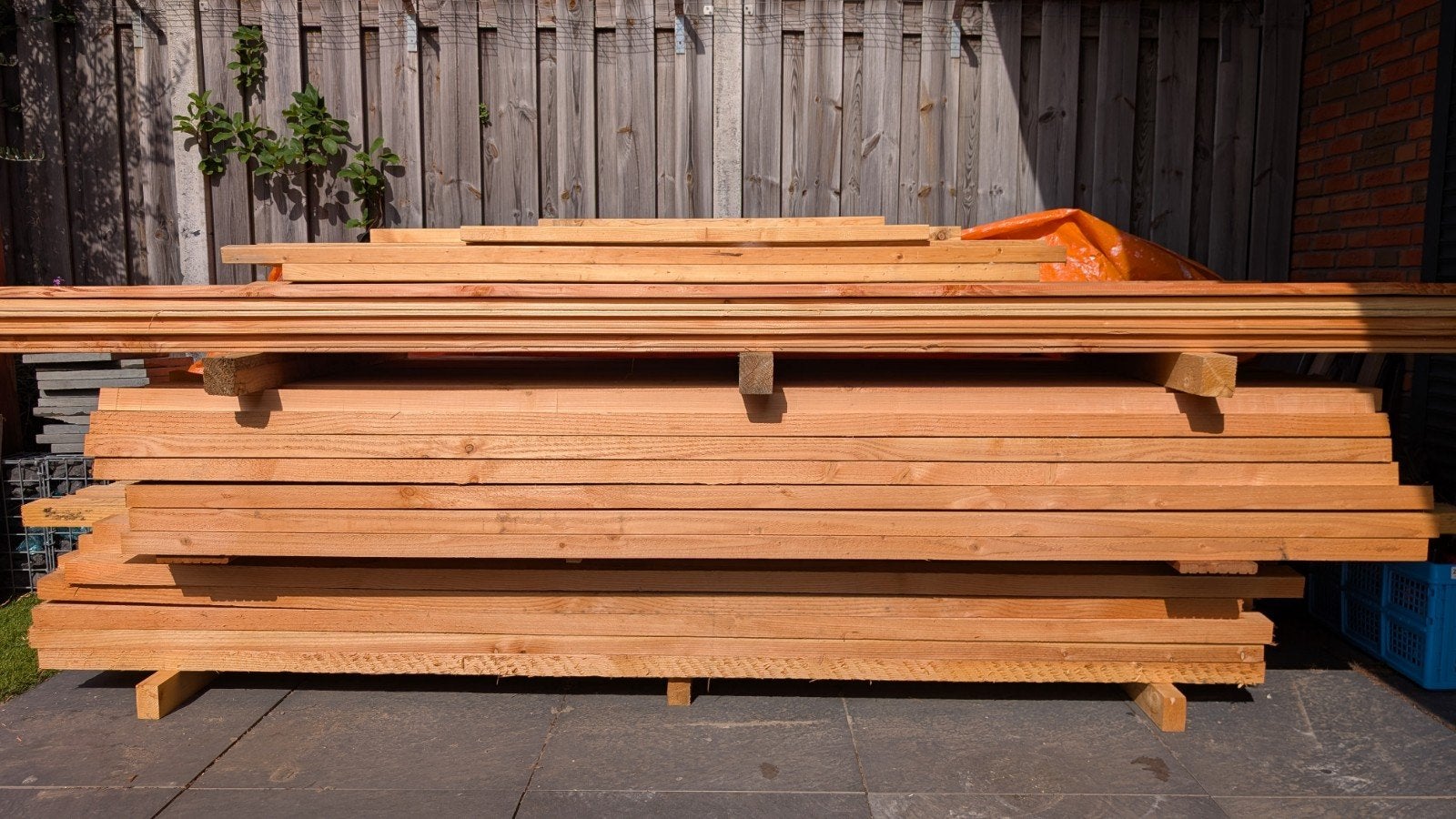 Douglas balken 45x75mm 250cm geschaafd, Ophalen, Nieuw, Hardhout, 250 cm of meer