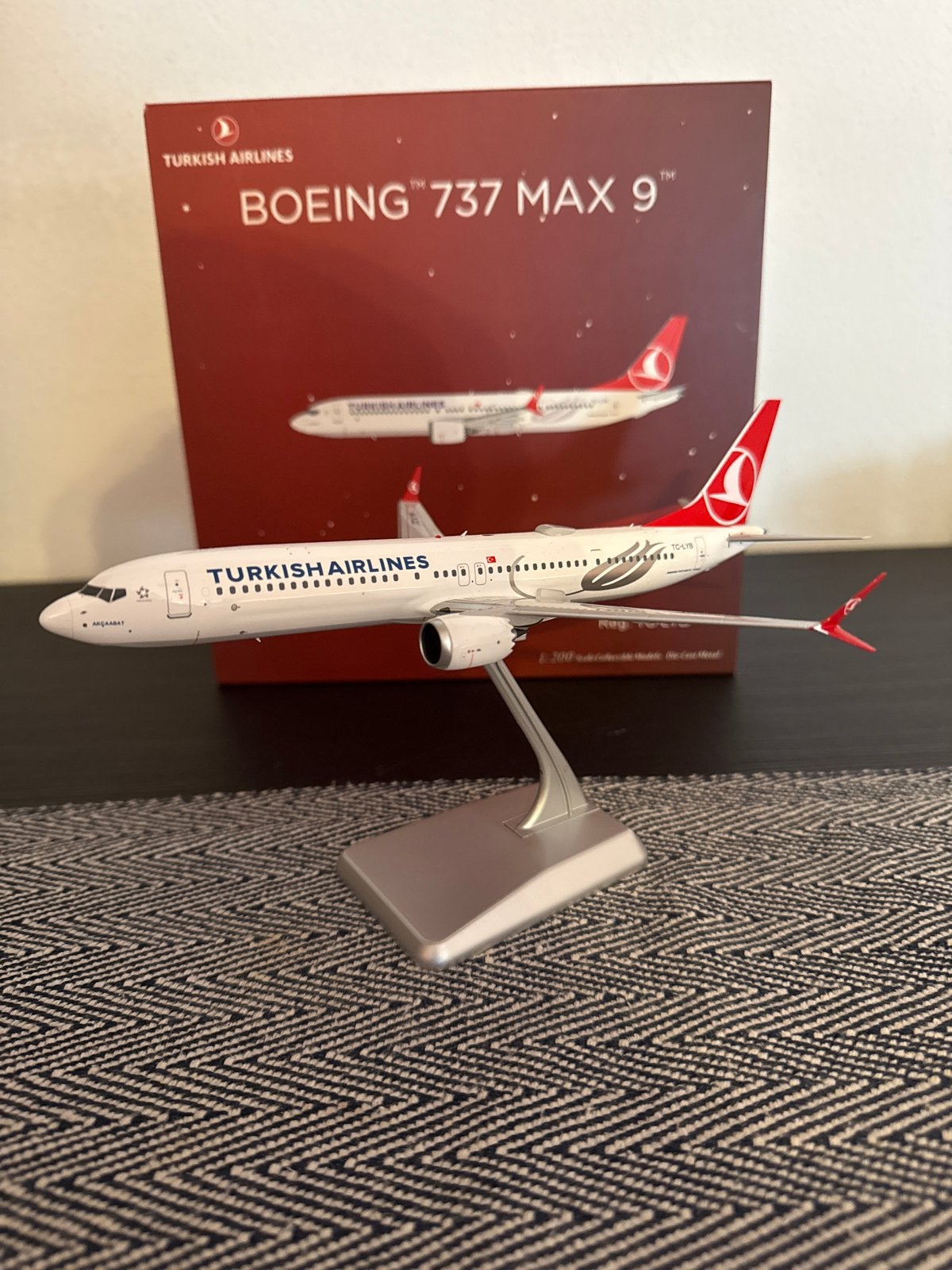 Turkish Airlines Boeing 737 MAX 9 NG Models- 1:200, Overige merken, 1:200 of kleiner, Nieuw, Ophalen of Verzenden