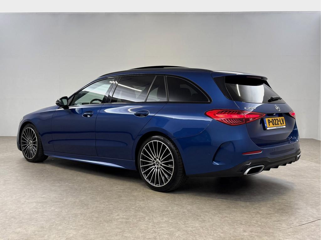 Mercedes-Benz C-Klasse 200 Launch Edition AMG Line | Pano |, Automaat, Euro 6, 4 cilinders, Blauw